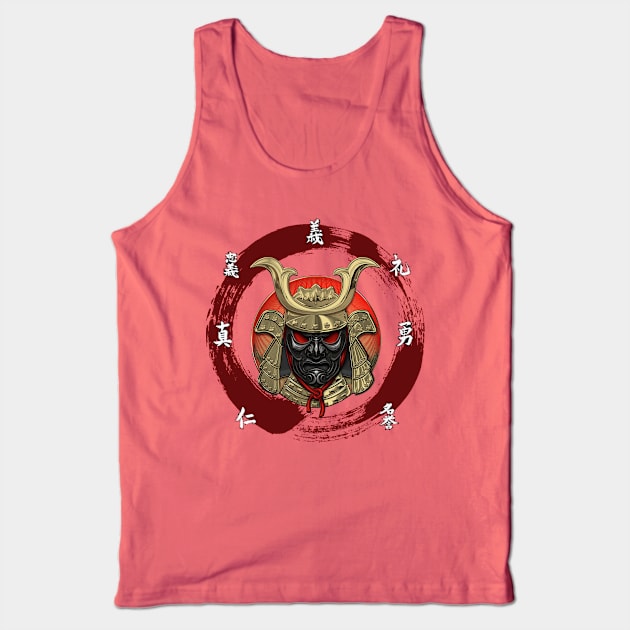 Samurai 7 Virtues of Bushido Tank Top by brcgreen